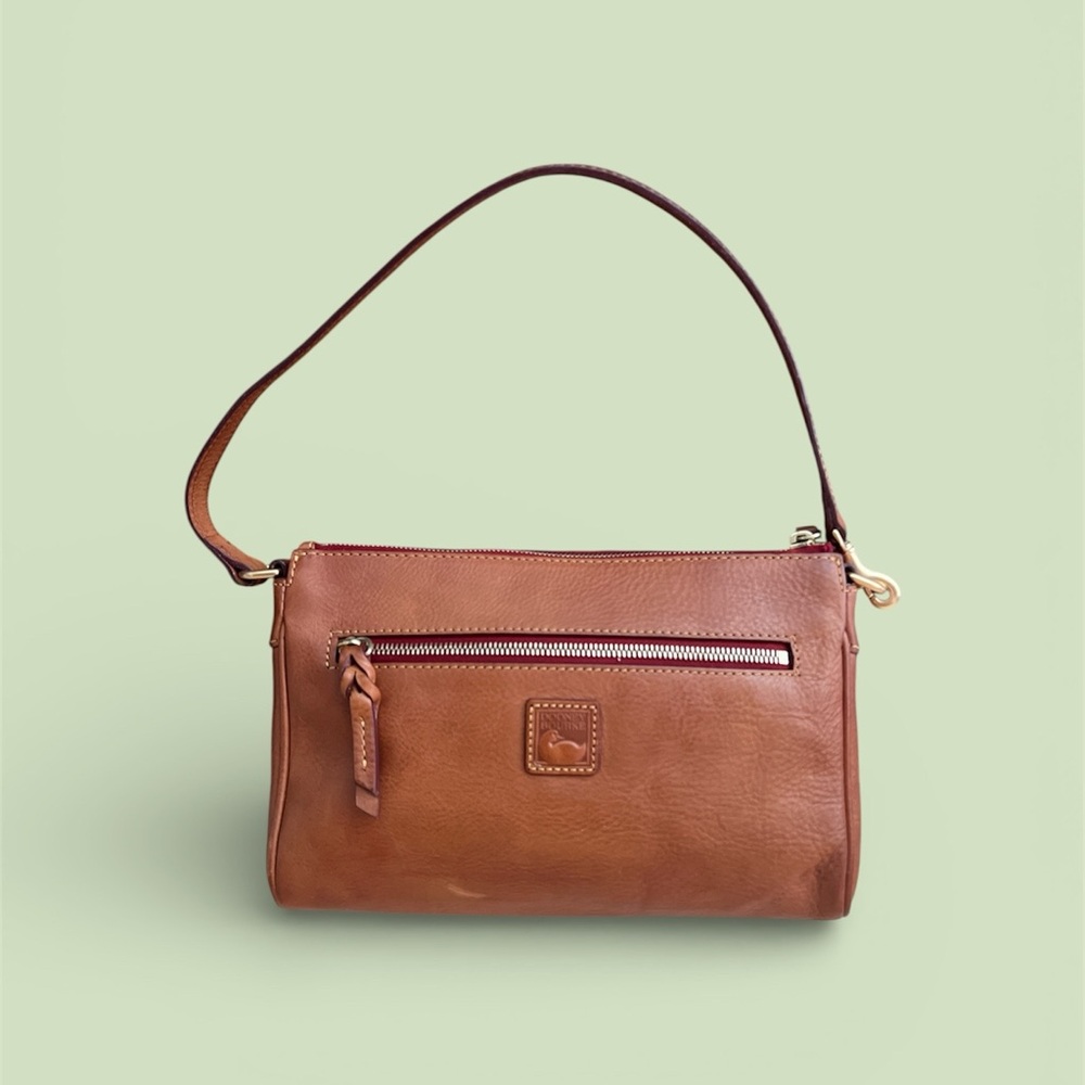 Dooney & Bourke Tan Leather Shoulder Bag